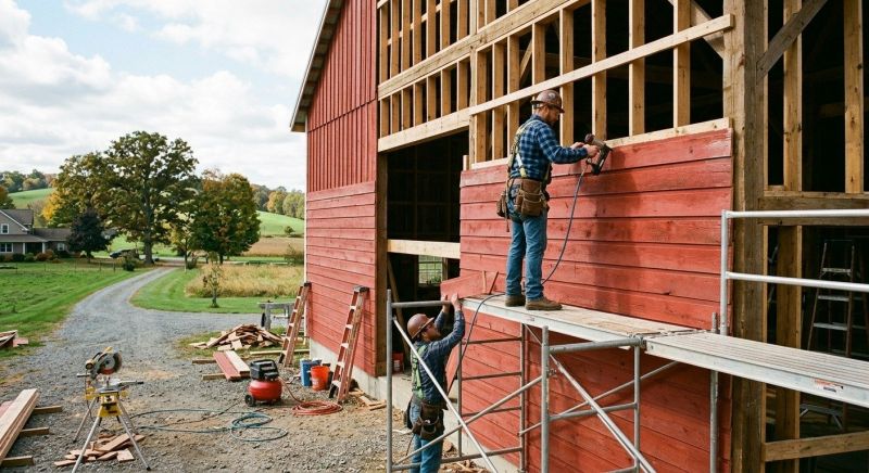 Barn Siding Replacement in Middleburg, FL