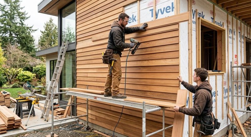 Cedar Cladding Installation in Green Cove Springs, FL