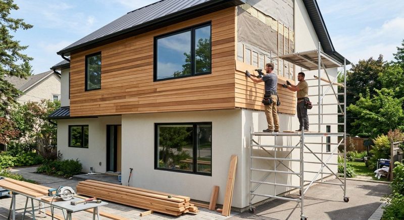 Faux Wood Siding Installation in Melrose, FL