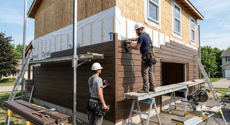 Faux Wood Siding Installation in Orange Park, FL