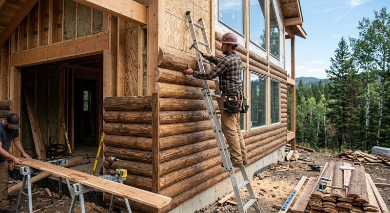 Log Siding Installation in Middleburg, FL