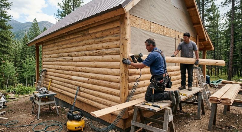 Log Siding Installation in Putnam County, FL
