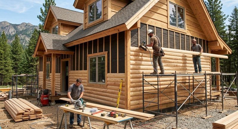 Log Siding Installation in Starke, FL