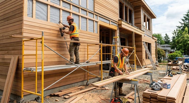Wood Cladding Installation in Melrose, FL